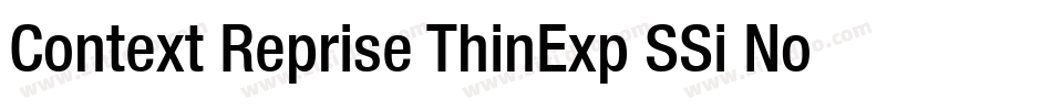 Context Reprise ThinExp SSi Normal字体转换